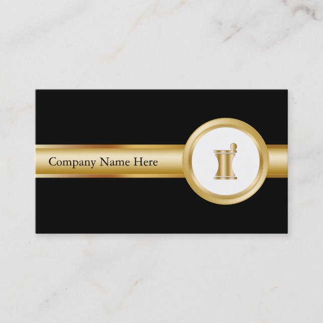 Classy Pharmacy Business Cards (Front)