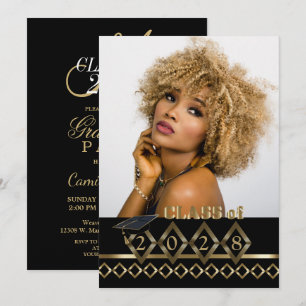 Classy Photo Graduation - Invitation 20XX