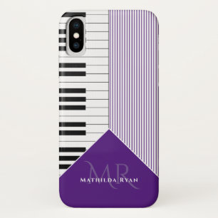 Classy Piano Keys   royal purple Case-Mate iPhone Case