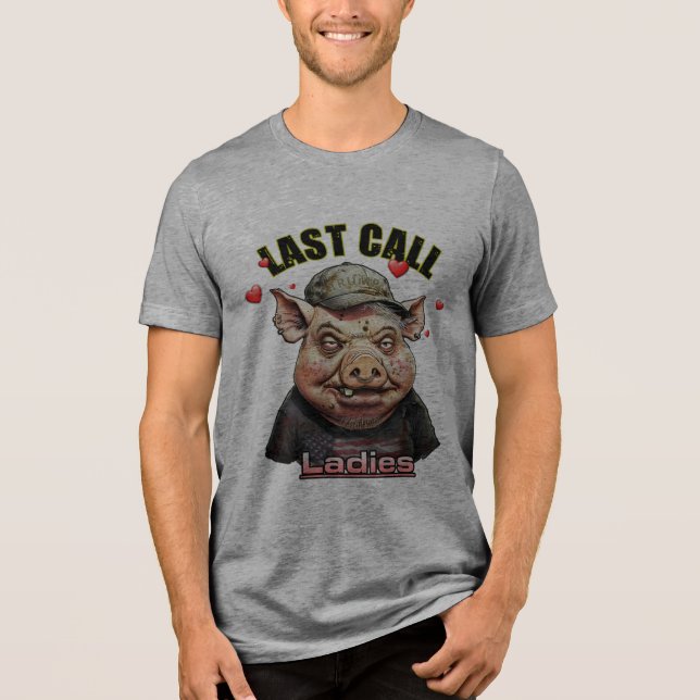 Classy Pig Pick-ups Tri-Blend Shirt (Front)