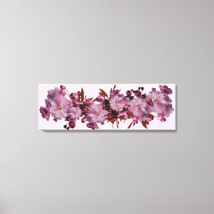 Classy pink cherry blossom fine art panorama canvas print