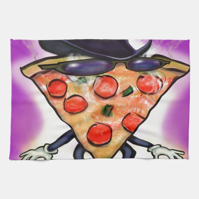 Classy Pizza Kitchen Towel (Horizontal)