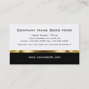 Classy Professional Businesscards Business Card