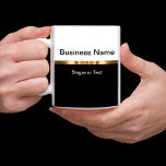 Classy Professional Executive Swag Coffee Mug<br><div class="desc">Classy monogram coffee mugs professionally designed as a template you can personalize online. The perfect swag executive gift for employees,  coworkers,   employee,  or let this dazzling coffee cup find a place on your own office desk in style.</div>