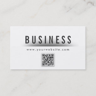 Classy QR Code Wedding Planner Business Card