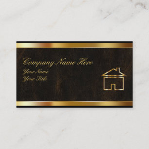 Classy Real Estate Business Cards