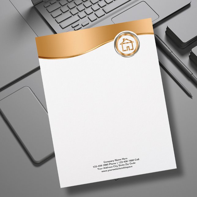 Classy Real Estate Letterhead Stationary (Creator Uploaded)