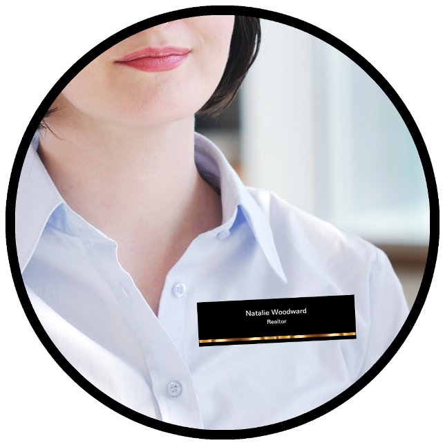 Classy Realtor Theme Name Tag (Creator Uploaded)
