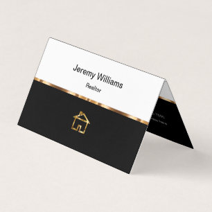 Classy Realtor thème plié Carte de visite