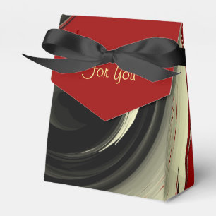 Classy Red Black/Cream>Favour Box