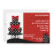 Classy Red & Black Invitation
