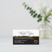 Classy Referral Thank You Cards (Standing Front)