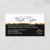 Classy Referral Thank You Cards (Front)