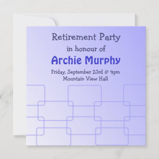 Classy Retirement Party Invitation