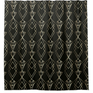 Classy Retro Design in Black and Gold