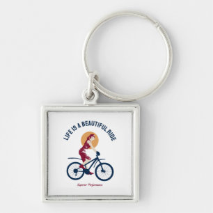 Classy Rider - Life is a Beautiful Ride Keychain