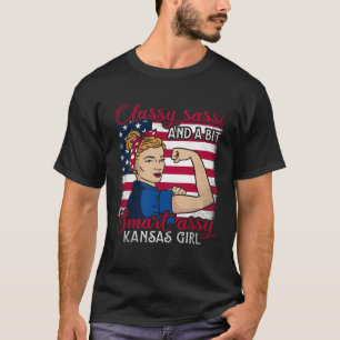 Classy Sassi And A Bit Smart Assi Kansas Girl 1 T-Shirt