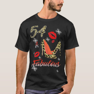 Classy Sassy 54 Fabulous High Heel Leopard 54th Bi T-Shirt