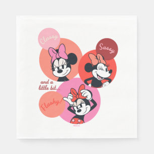 Classy Sassy and a Little Bit Flashy Minnie Napkin