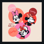 Classy Sassy and a Little Bit Flashy Minnie Poster<br><div class="desc">This playful Minnie Mouse collage brings together three iconic moods—classy, sassy, and flashy—into one irresistibly cute design. Featuring expressive poses, bold bows, and cheerful colors, this artwork perfectly captures Minnie’s fun-loving personality and timeless Disney style. Ideal for customizable Zazzle products like apparel, accessories, and gifts, this design adds charm, confidence,...</div>