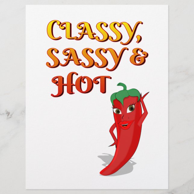 Classy Sassy And Hot Pepper Diva (Front)