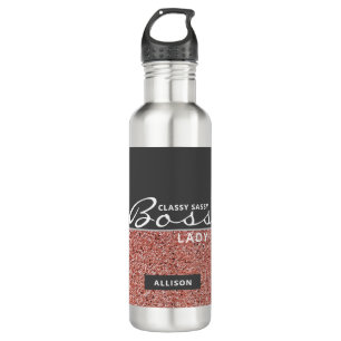 Classy Sassy Boss Lady Funny Quote Personalized 710 Ml Water Bottle