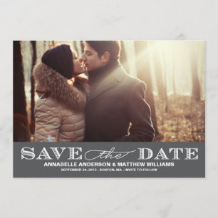 Classy Save the Date PostCard