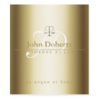 Classy Scales of Justice | Gold Initials