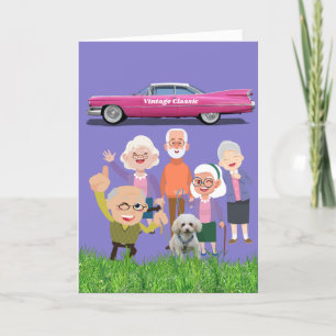 Classy Seniors Folded Note Cards