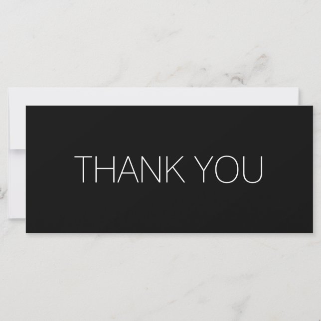 Classy Simple Budget Friendly Customer Thank  You  (Front)