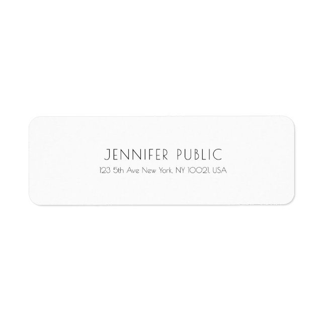 Classy Simple White Template Professional Modern (Front)