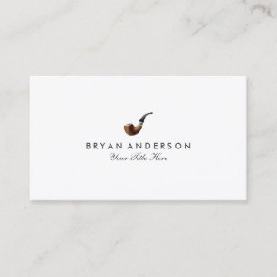 Classy Smoking Pipe Business Card
