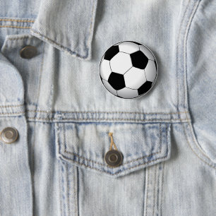 Classy Soccer Ball Sport Gifts 2 Inch Round Button