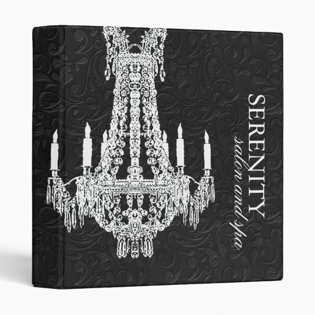 Classy Spa and Salon Portfolio Binder (Front/Spine)