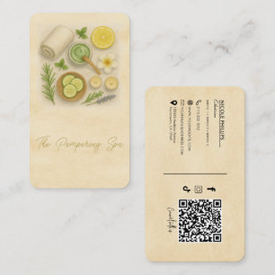 Classy Spa Beauty Technician Esthetician  Business Card