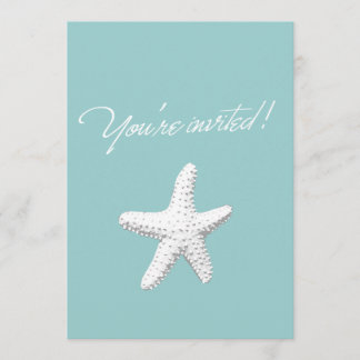 Classy Starfish Baby Shower Invitation