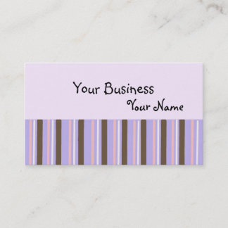 Classy Stripe Design Business Card