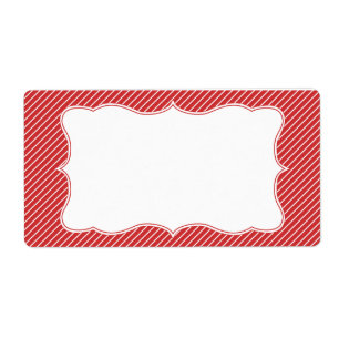 Classy Striped Address Label