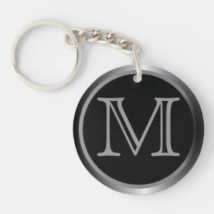 Classy Styled Monogram Keychain
