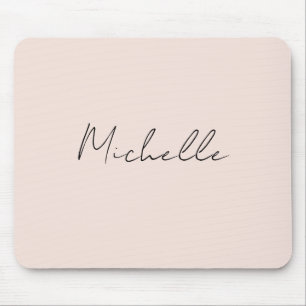 Classy Stylish Script Add Your Name Mouse Pad