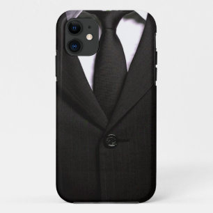 Classy Suit and Black Tie iPhone 11 Case