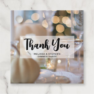 Classy Table with Fancy Place Setting Favour Tags