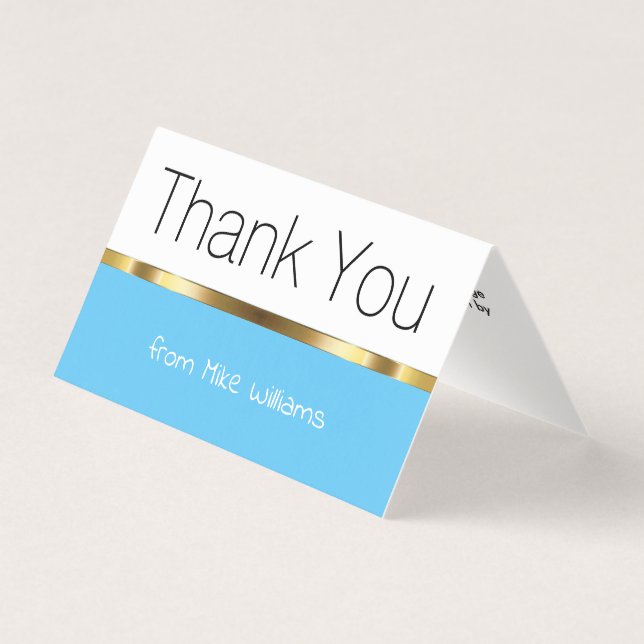 Classy Thank You Cards For Business (Front)