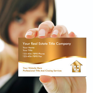 Classy Titre Entreprise Cartes de visite