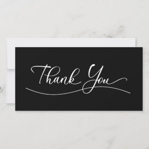 Classy Trendy Editable Business Thank You Cartes