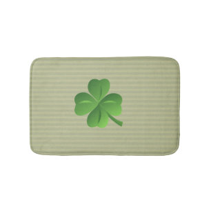 Classy Trendy  Irish Lucky Shamrock Bath Mat