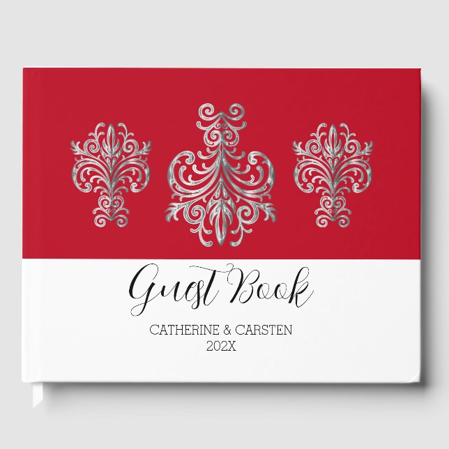 Classy Two Colour's  Guest Book (Front)