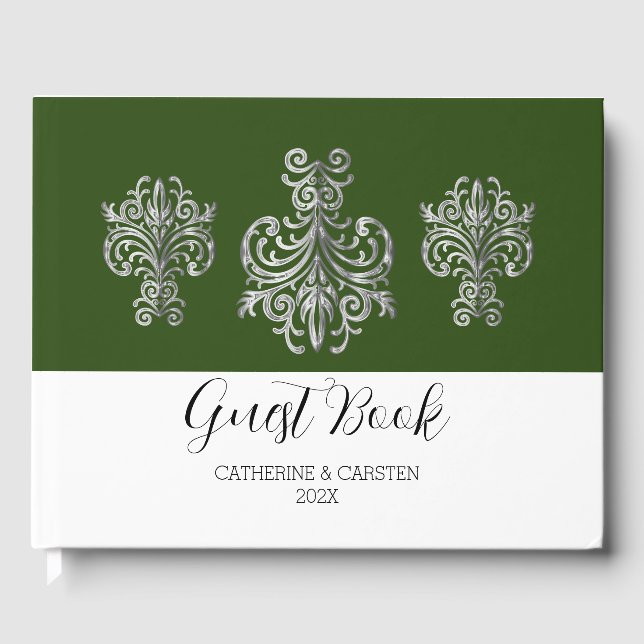 Classy Two Colour's  Guest Book (Front)