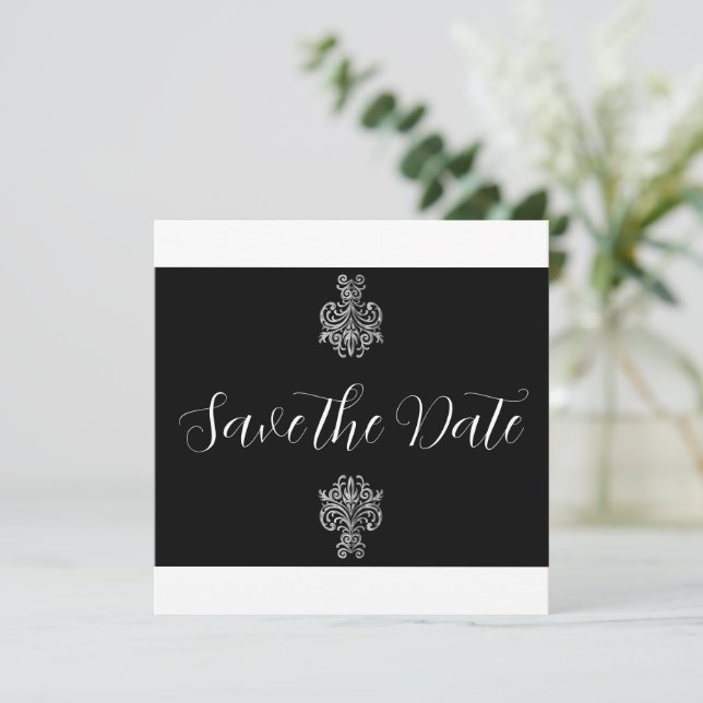Classy Two Colour's Save The Date (Standing Front)