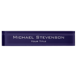 Classy Unique Elegant Standard Desk Nameplate